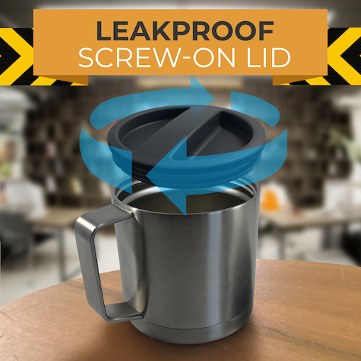 Leakproof screw-on Lid